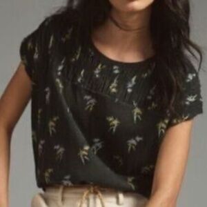 NWT | Pilcro Floral Ruched Tee | Sz XL